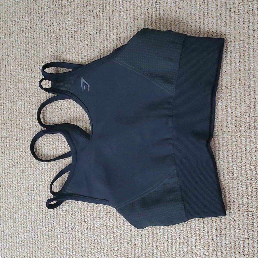 Gymshark black sports bra small